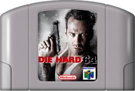 Cartridge artwork for Hard 64, Die on the Nintendo N64.